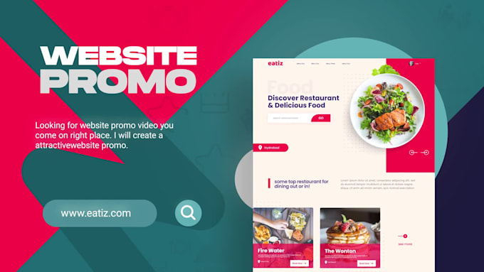 create an attractive website or app promo video