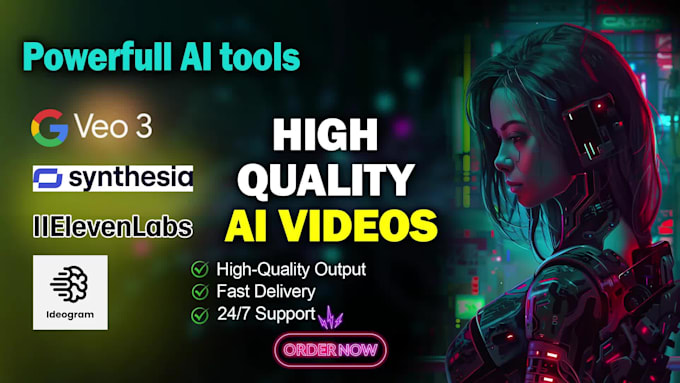 create ai generated video with talking avatar and voice over