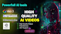 create ai generated video with talking avatar and voice over