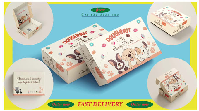 do unique packaging design mailer box design and product box design