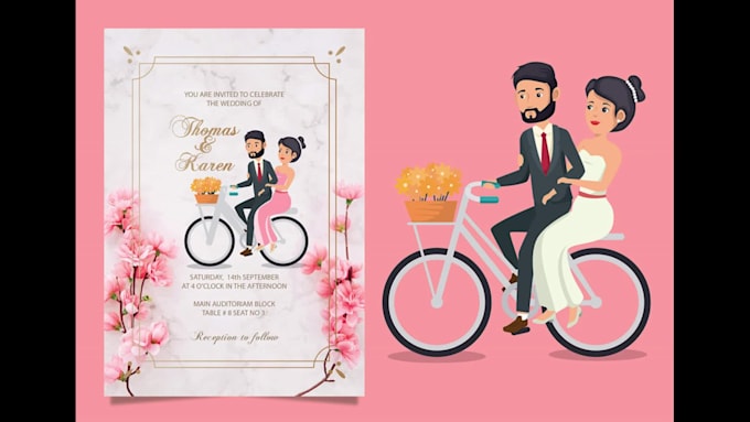 do unique wedding invitation card design