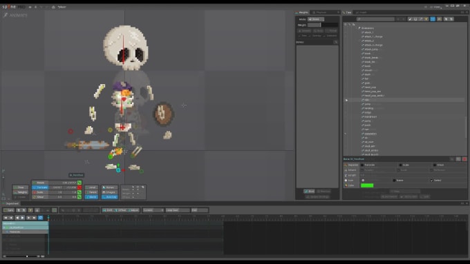 Create an 2d rigged character animation with spine 2d pro by Kaerpaenen |  Fiverr