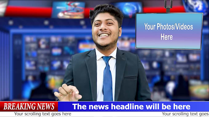 be your breaking news anchor or spokesperson