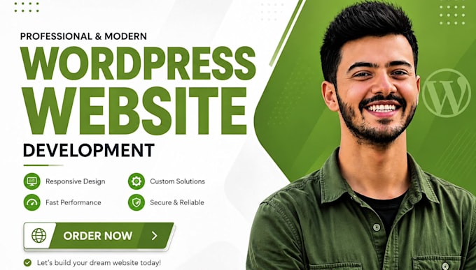 design or redesign wordpress website, local business website, woocommerc website