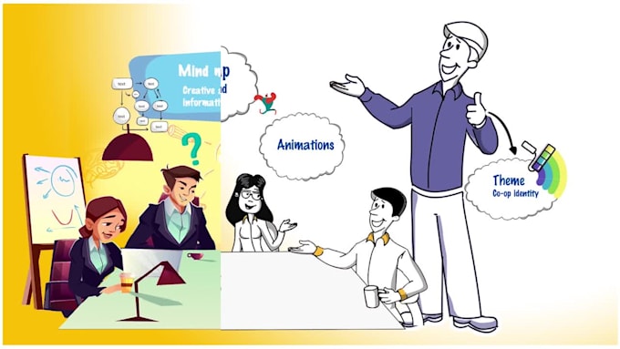 create  2d  whiteboard animation, explainer doodle video