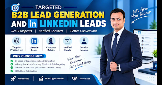 do targeted b2b lead generation and linkedin leads