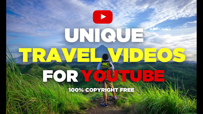 create travel videos for youtube channel
