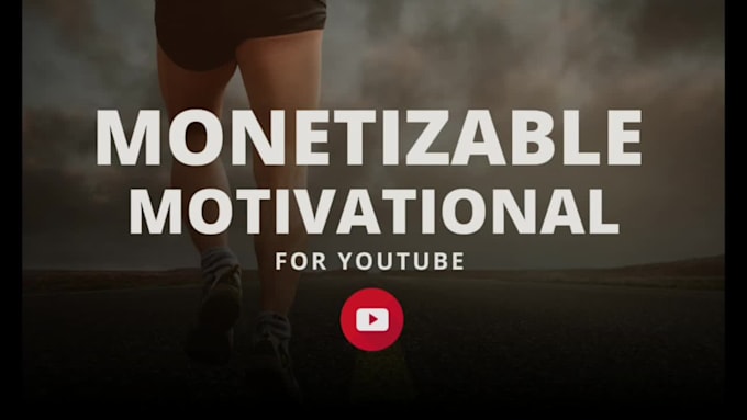 create motivational video for youtube with thumbnail