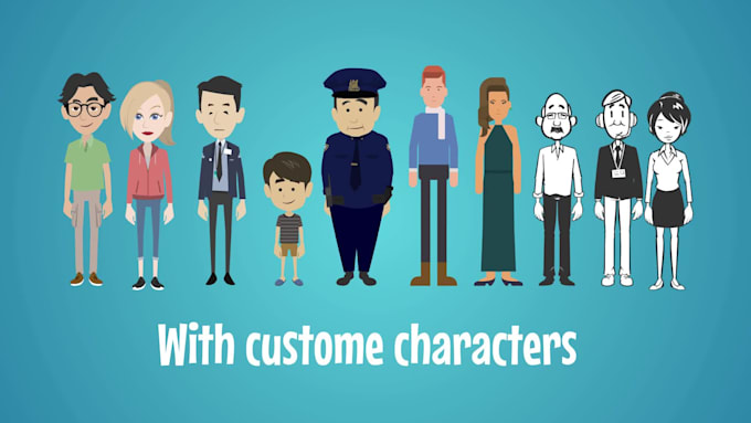 create 2d animated explainer videos for marketing and promotional ads