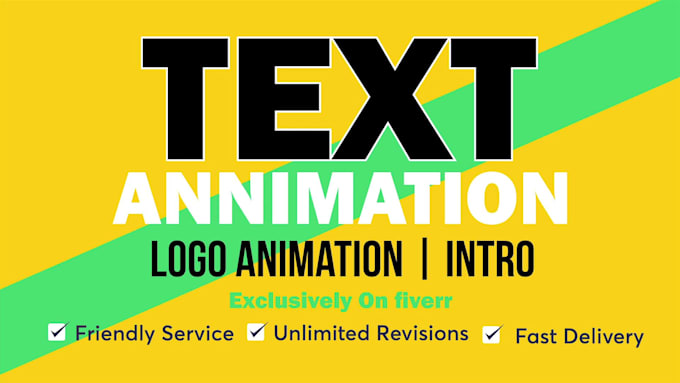 create custom kinetic typography animated video