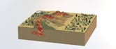 3d environment, terrain landscape, 3d topography, game environment 3d print