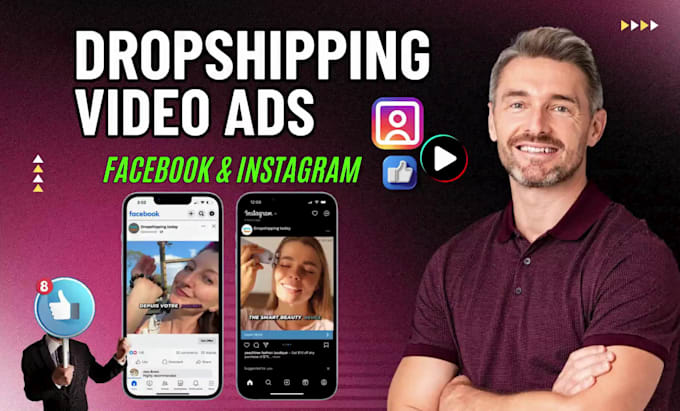 create dropshipping video ads and facebook ads