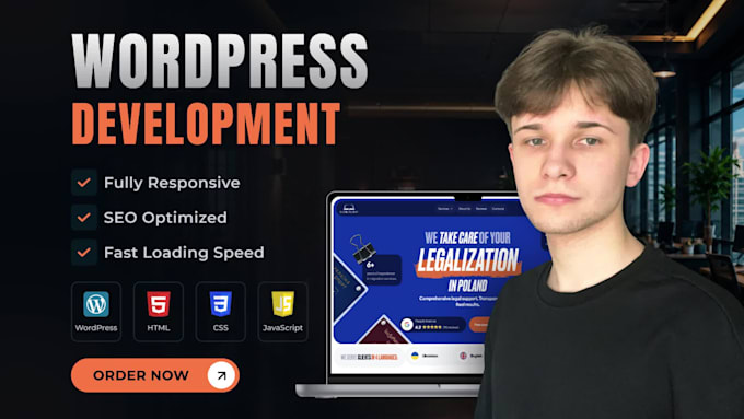 develop a fast, SEO optimized wordpress website or responsive landing page