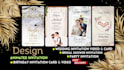 create themed wedding invitation video and e card