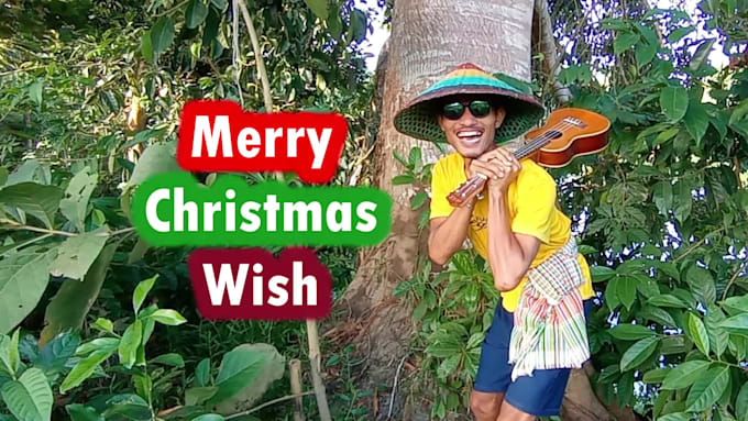 make special christmas wishing video for you