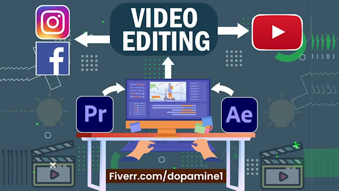 do professional video editing for youtube, facebook or anything else