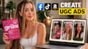 create facebook video ads, ai ugc video ads, ai product ads for business