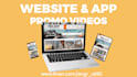 create an amazing website or app promo video