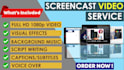 create a screencast video tutorial or demo video