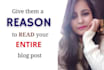 write mental health, wellness, and spirituality blog post