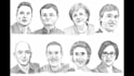 draw black and white portrait sketches
