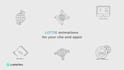 custom lottie animation for your application and web