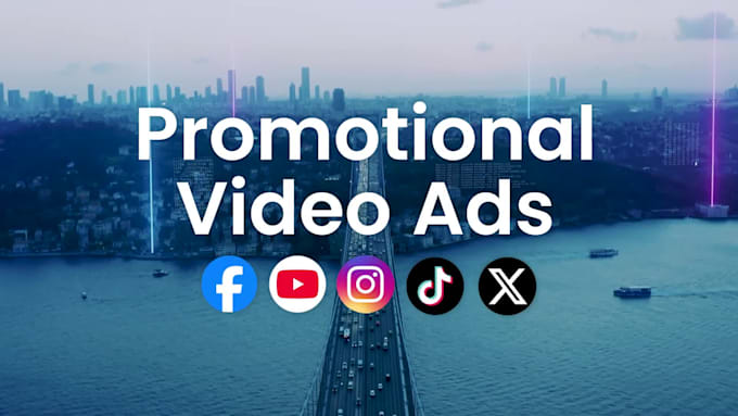 create commercial video ads for facebook, instagram, tiktok and youtube