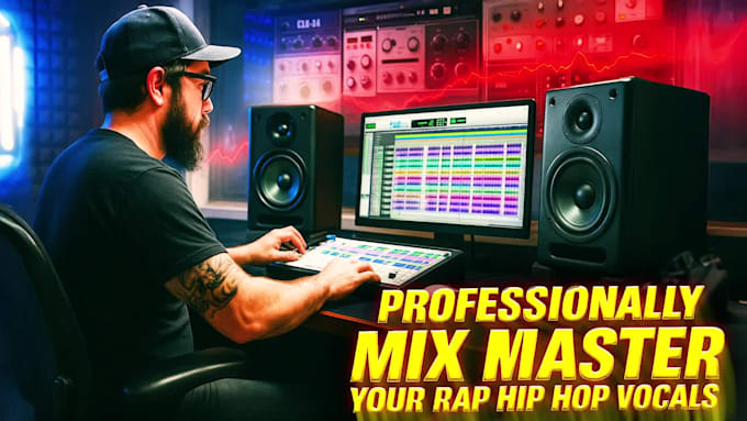 professionally mix and master rap hip hop or pop vocals