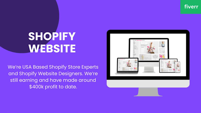 setup, design and kickstart your dropshipping shopify store