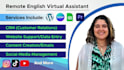 be your american virtual assistant and content creator