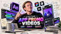 create a fully custom app promo video or saas explainer