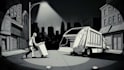 create a cinematic motion comic trailer or book trailer