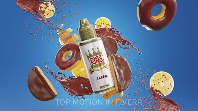 create realistic 3d animation for products