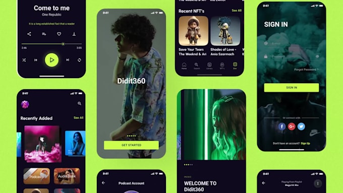 design mobile app design UI UX design figma design app prototype design web app