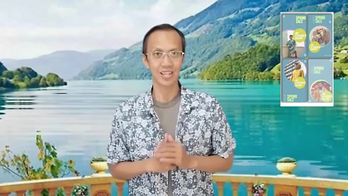 create video template for reels and tik tok post