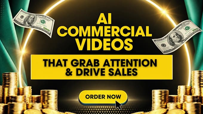 create ai commercial video , ai product video ads