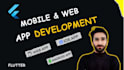 develop android, IOS app and web app using flutter