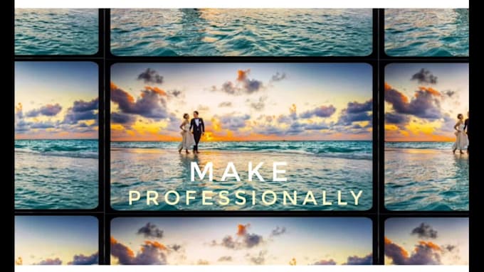create amazing photo slideshow video for wedding and anniversary