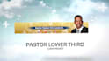 design a lower third for the church or pastor