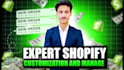 be your expert shopify store setup, management, and customized shopify website