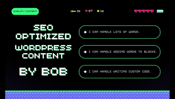 write custom search engine optimized wordpress content