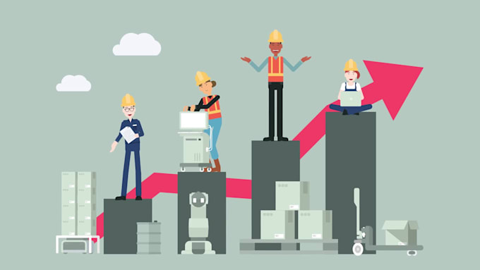 create a custom 2d animated explainer video in full HD 1080