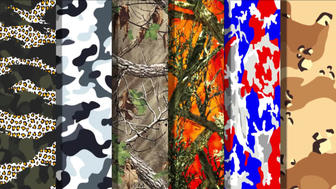 Army Camouflage Seamless Patterns