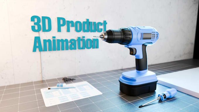 create professional 3d product animation