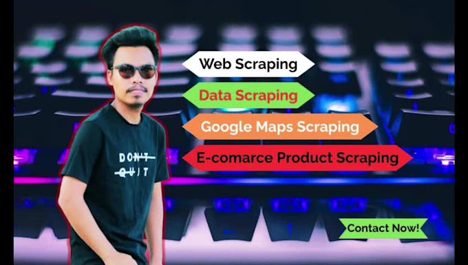 expert in web scraper, data extraction, google map scraping and website scraping