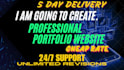 build personal portfolio website, digital resume, business website