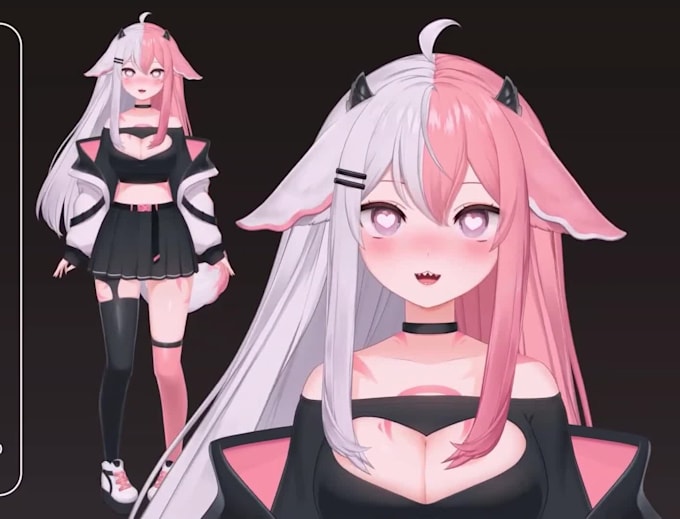design and rig live2d model, vtuber model, rigging in live2d
