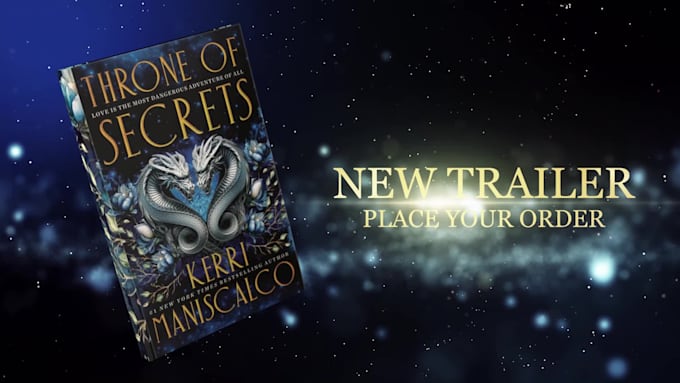 create a epic book promo trailer video