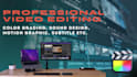 do professional high quality video editing