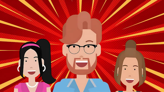create 2d animations, explainers,  promotional ads videos